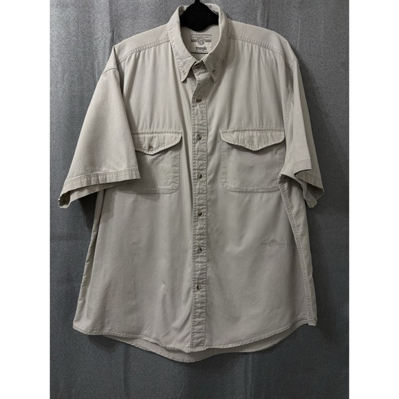 Mens Wrangler Rugged Wear Short Slleeve Shirt Size Large - Picture 1 of 5
